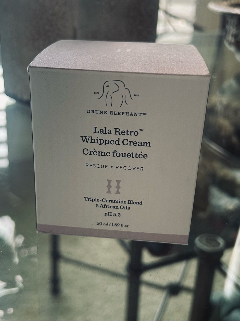 Drunk Elephant Lala Retro Whipped Cream - Pale Pink and White Box
